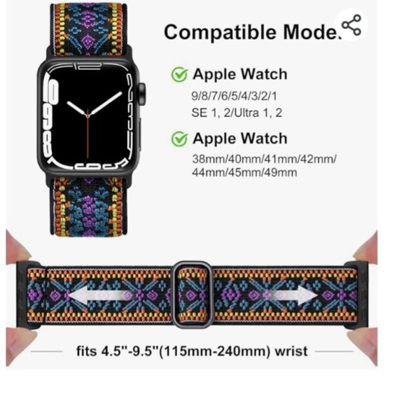 New set of 5 stretch Apple watch bands - Picture 6 of 6